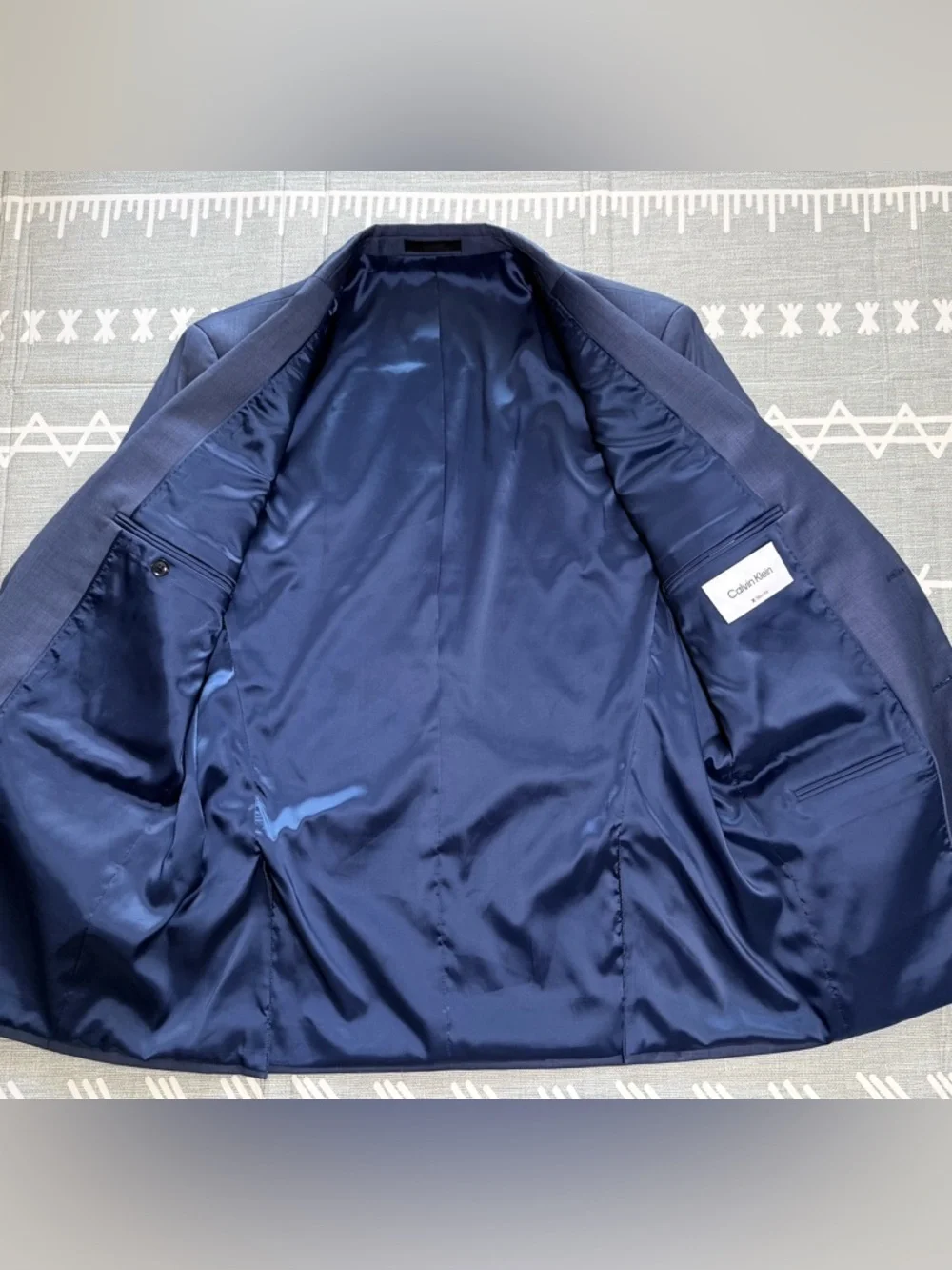 Calvin Klein Slim Fit Blue Suit Jacket